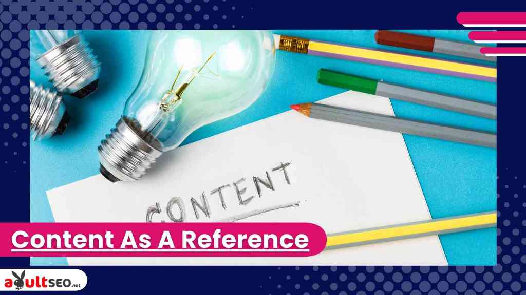 Not Using Your Content as a Reference