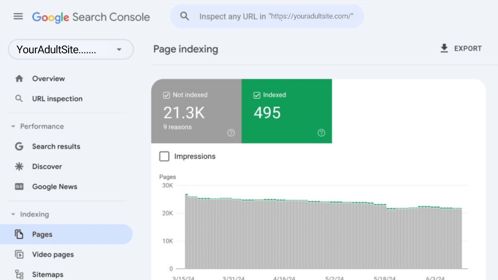 Find & Fix Indexing Issues on Sensitive Content